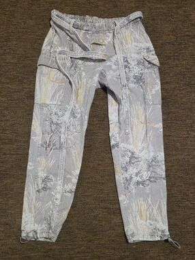 Fear of God Gray Print Cargo Joggers